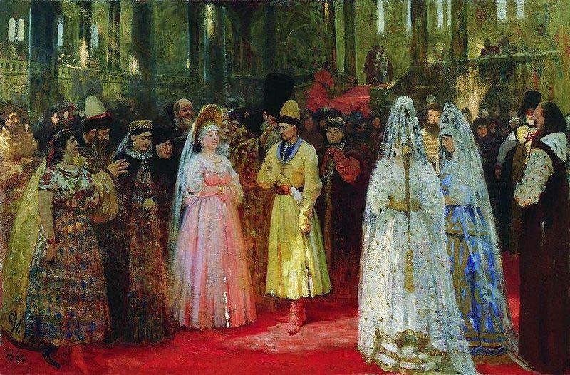Ilya Repin Grand Duke Choosing His Bride France oil painting art